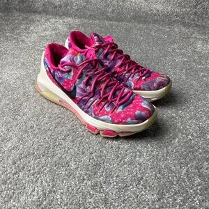 Nike KD 8 aunt pearl basketball shoes pink/white size 7